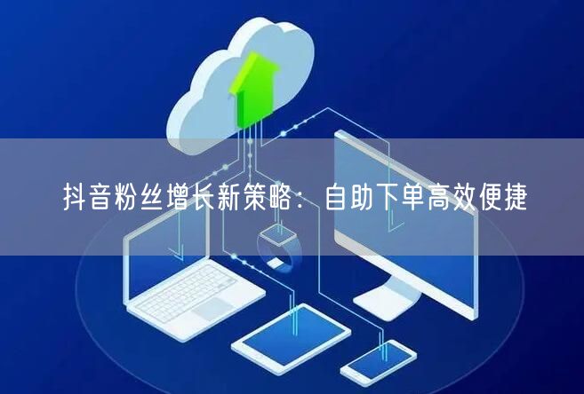 抖音粉丝增长新策略：自助下单高效便捷