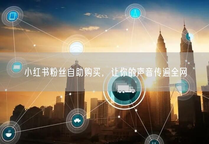 小红书粉丝自助购买，让你的声音传遍全网