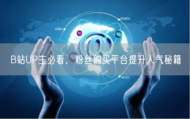 B站UP主必看，粉丝购买平台提升人气秘籍