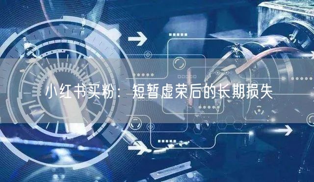 小红书买粉：短暂虚荣后的长期损失